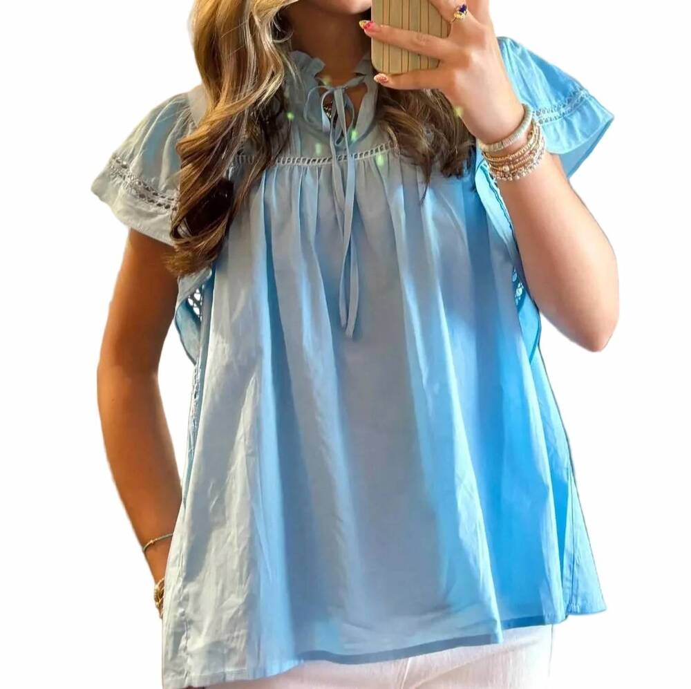 NEW JODIFL women's jodie top in blue